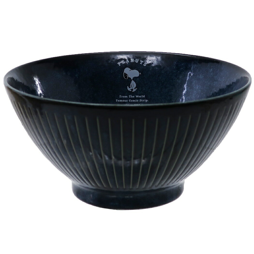スヌーピー 丼ぶり ヌードルボウル インディゴシリーズ ピーナッツ 金正陶器 日本製食器 ギフト雑貨 プレゼント 男の子 女の子