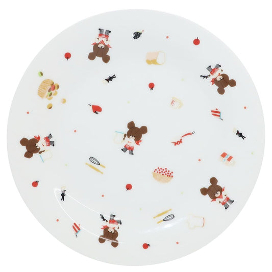 くまのがっこう グッズ 中皿 絵本キャラクター 磁器製ラウンドプレートL Cookin’Jackie チラシ プレゼント 男の子 女の