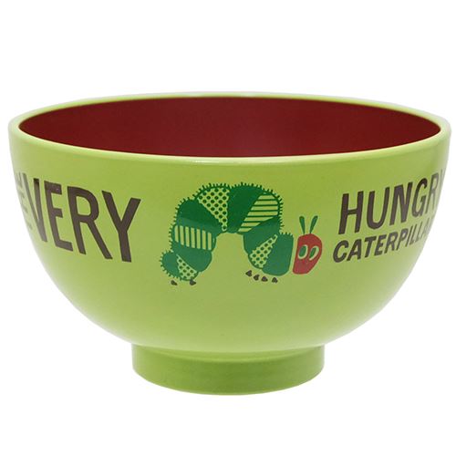 はらぺこあおむし お椀 塗汁椀 エリックカール 金正陶器 かわいい 日本製 食器 絵本キャラクター グッズ プレゼント 男の子 女の子