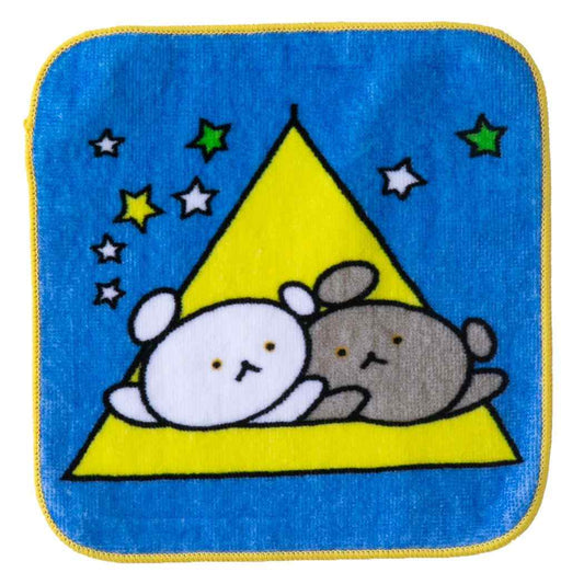 こぐまちゃんえほん 絵本キャラクター ミニタオル パイルミニハンカチ 星空さんかく