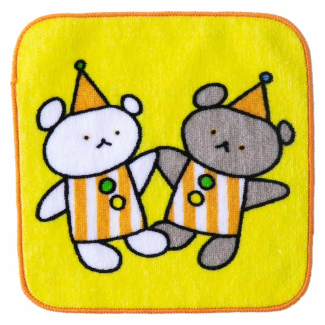 こぐまちゃんえほん パイルミニハンカチ ミニタオル 絵本キャラクター