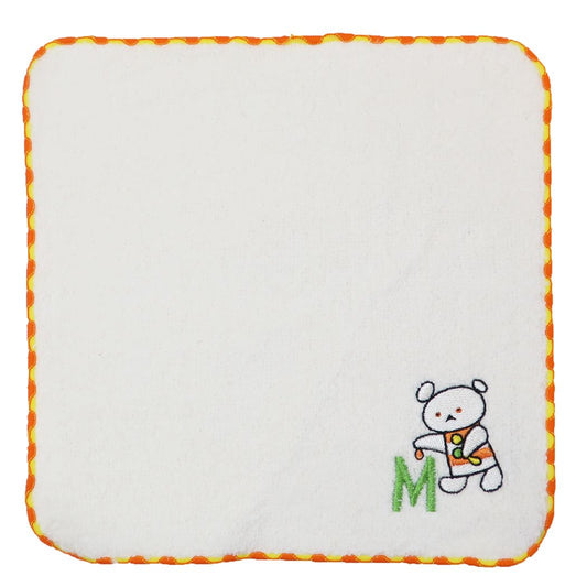 こぐまちゃんえほん イニシャルタオルハンカチ ミニタオル M 絵本キャラクター