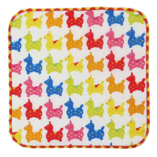ロディ RODY ミニタオル ガーゼミニハンカチ レインボー ウェーブ