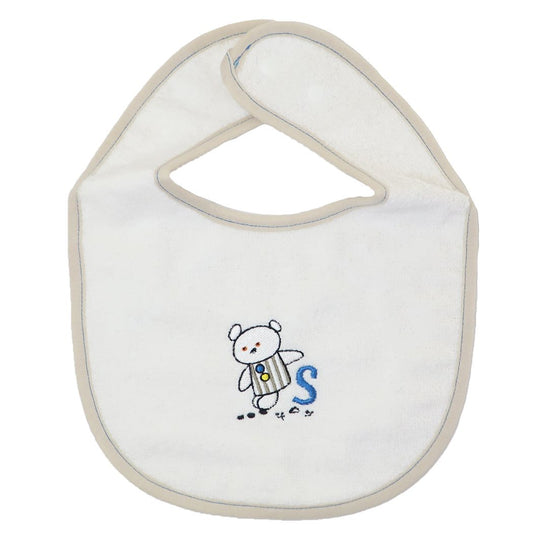 こぐまちゃんえほん 絵本キャラクター ベビービブ キャラ イニシャルスタイ S