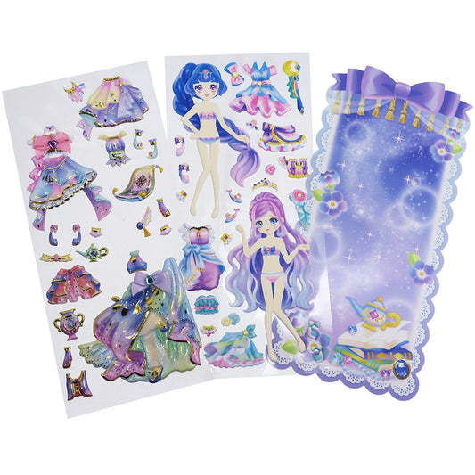 W仕様 ファッション コーディネートシール ミスティックマジカルナイト きせかえ シール クラックス 女の子向け シール集め グッズ プレゼ