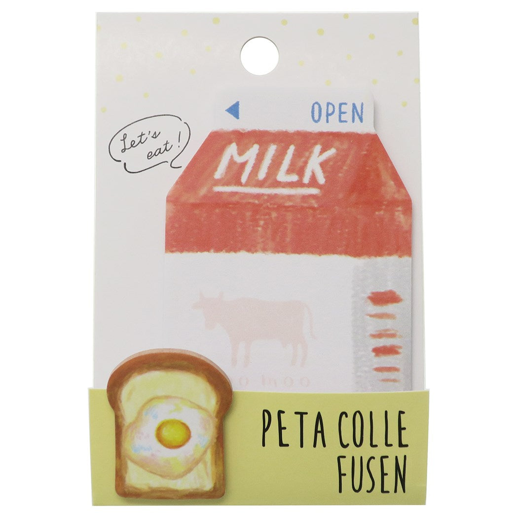 ミルク 付箋 ふせん PETA COLLE FUSEN クラックス 事務用品 文具 プレゼント 男の子 女の子 ギフト