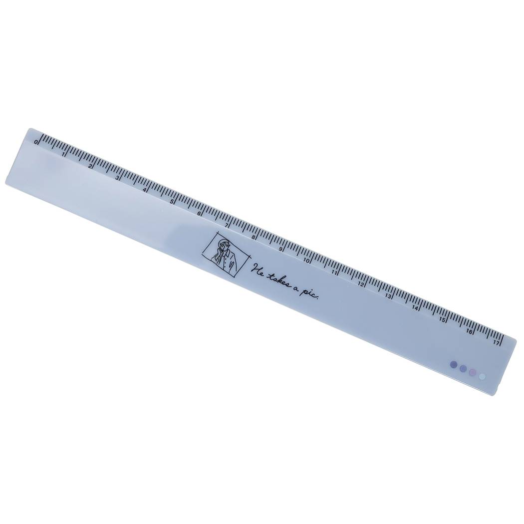 ニュアンスライン ものさし スリム 17cm 定規 通販 ボーイ グッズ プレゼント 男の子 女の子 ギフト