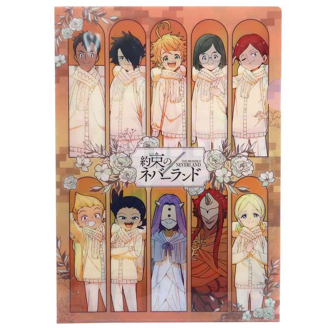 A4 シングル クリアファイル 約束のネバーランド ファイル 少年ジャンプ 2期 エマ レイ ドン ギルダ ナット アンナ トーマ ラニオン ソンジュ