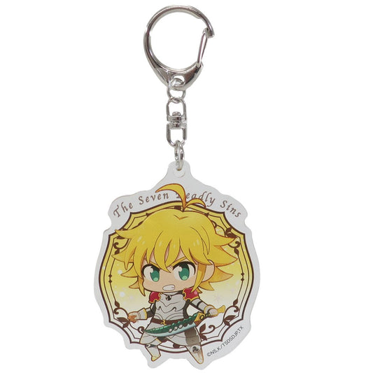 七つの大罪 憤怒の審判 少年マガジン アニメキャラクター アクリルキーホルダー ダイカット キーリング メリオダス クラックス プレゼント