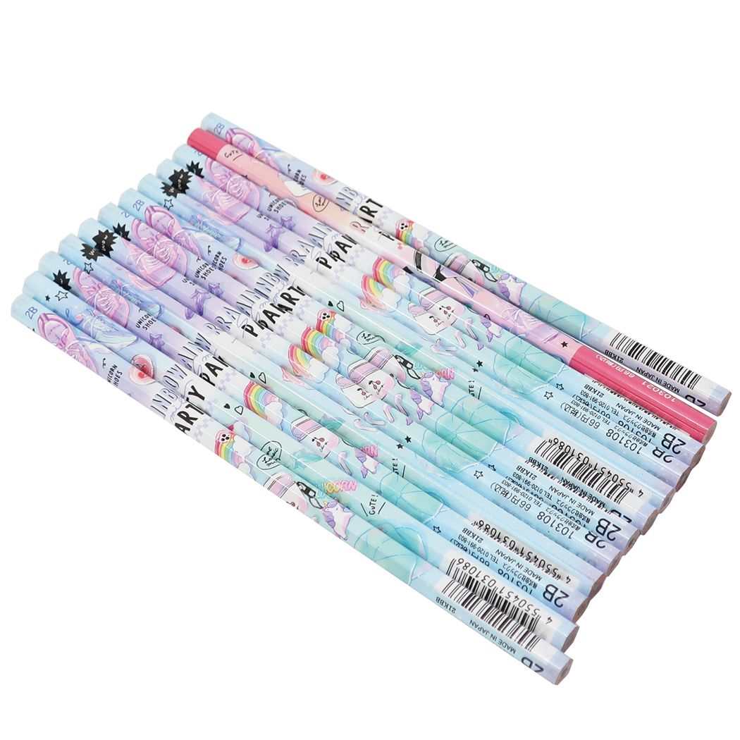 2B＆赤鉛筆ダース 鉛筆 12本セット かきかたえんぴつ RAINBOW SMILE 新入学 クラックス 新学期準備文具 プレゼント