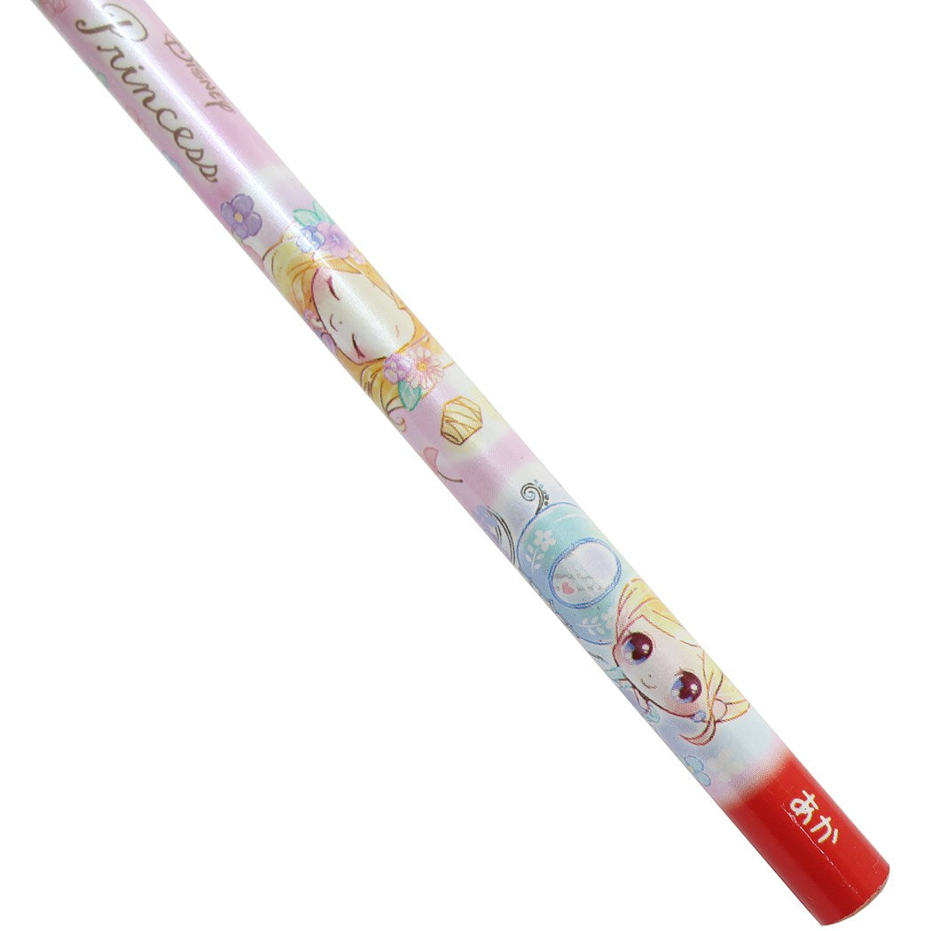 赤鉛筆 ディズニープリンセス 丸軸 あかえんぴつ ディズニー 新入学 ピンク 新学期準備文具 キャラクター プレゼント 男の子 女の子