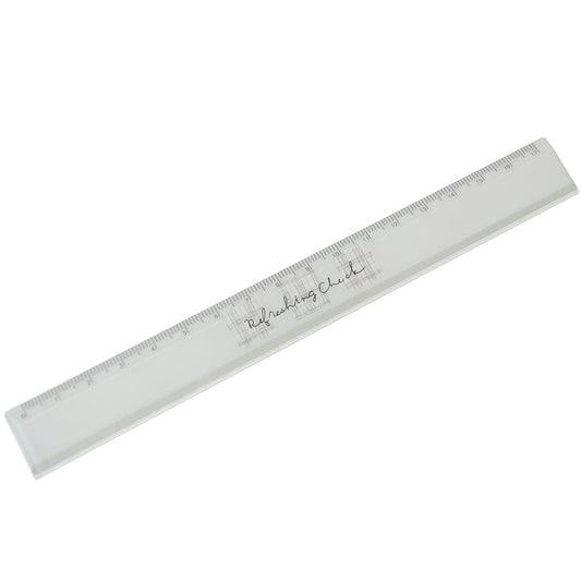 ものさし 定規 スリム 17cm Check チェック スクエアグリーン クラックス 新学期準備文具 プレゼント 男の子 女の子 ギフ