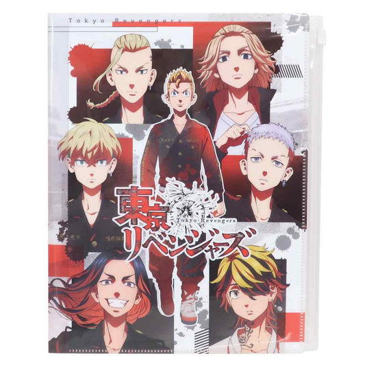 東京リベンジャーズ ジップファスナー付 6ポケット A4 クリアファイル ポケットファイル アニメ 少年マガジン アニメキャラクター プレゼ