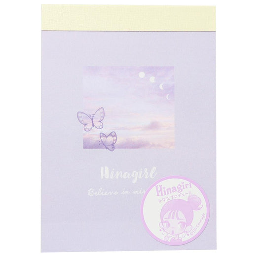 メモ帳 Hinagirl ミニ ミニメモ チョウチョ 新入学 カミオジャパン 新学期準備文具 プレゼント 男の子 女の子 ギフト