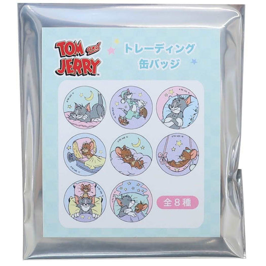 トムとジェリー キャラクター 缶バッジ トレーディングカンバッジ 全8種 ワーナーブラザース プレゼント 男の子 女の子 ギフト