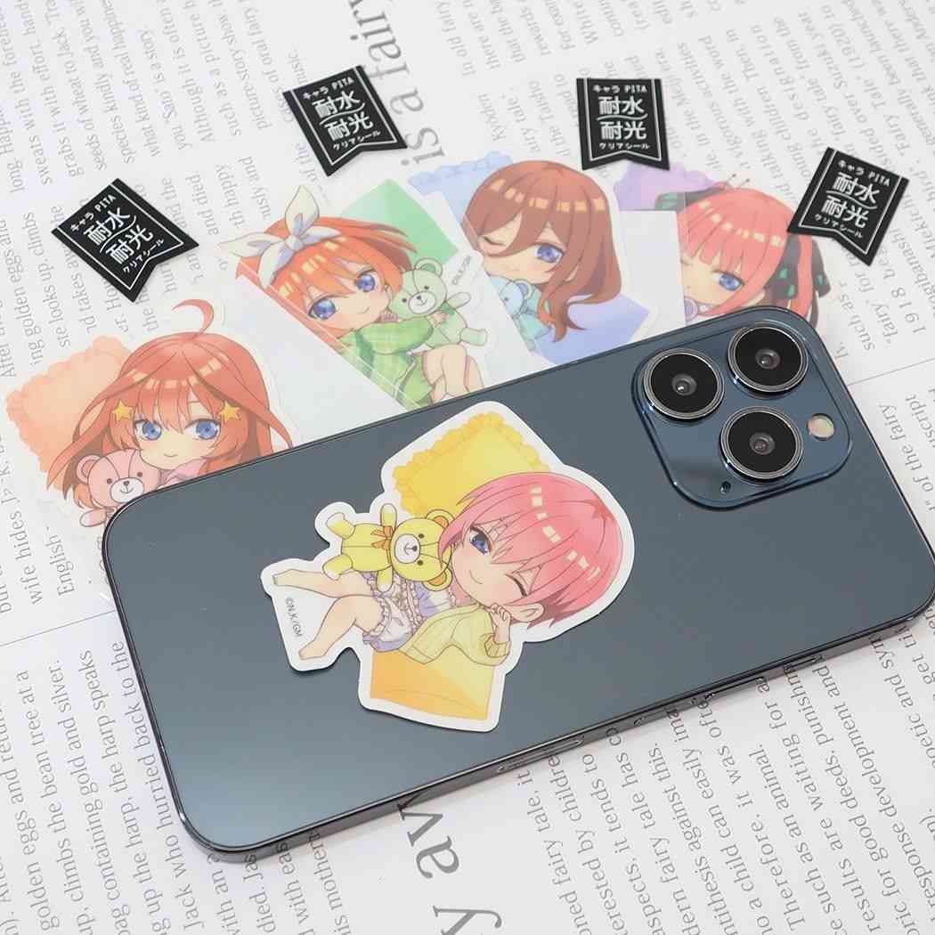 五等分の花嫁 ビッグシール キャラピタステッカー 中野一花 ノビコロ クラックス プレゼント 男の子 女の子 ギフト