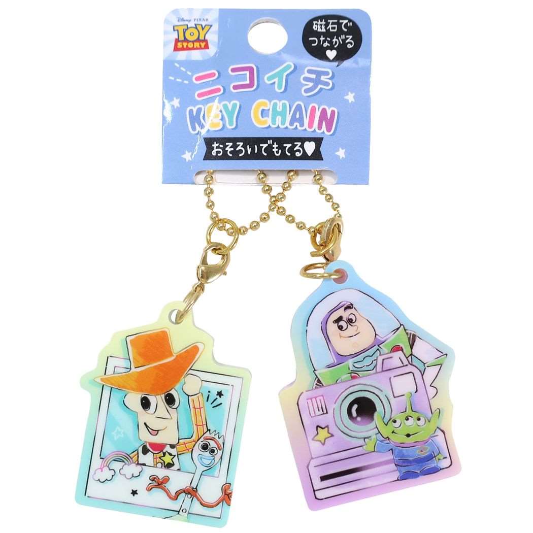 トイストーリー ニコイチ キーホルダー グッズ チェキ ディズニー プレゼント 男の子 女の子 ギフト