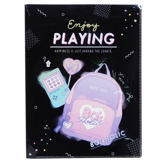 ファイル 10ポケット A4 クリアファイル GOODS 80’s HOLIC エイティーズホリック グッズ クラックス 新学期 準備クリス