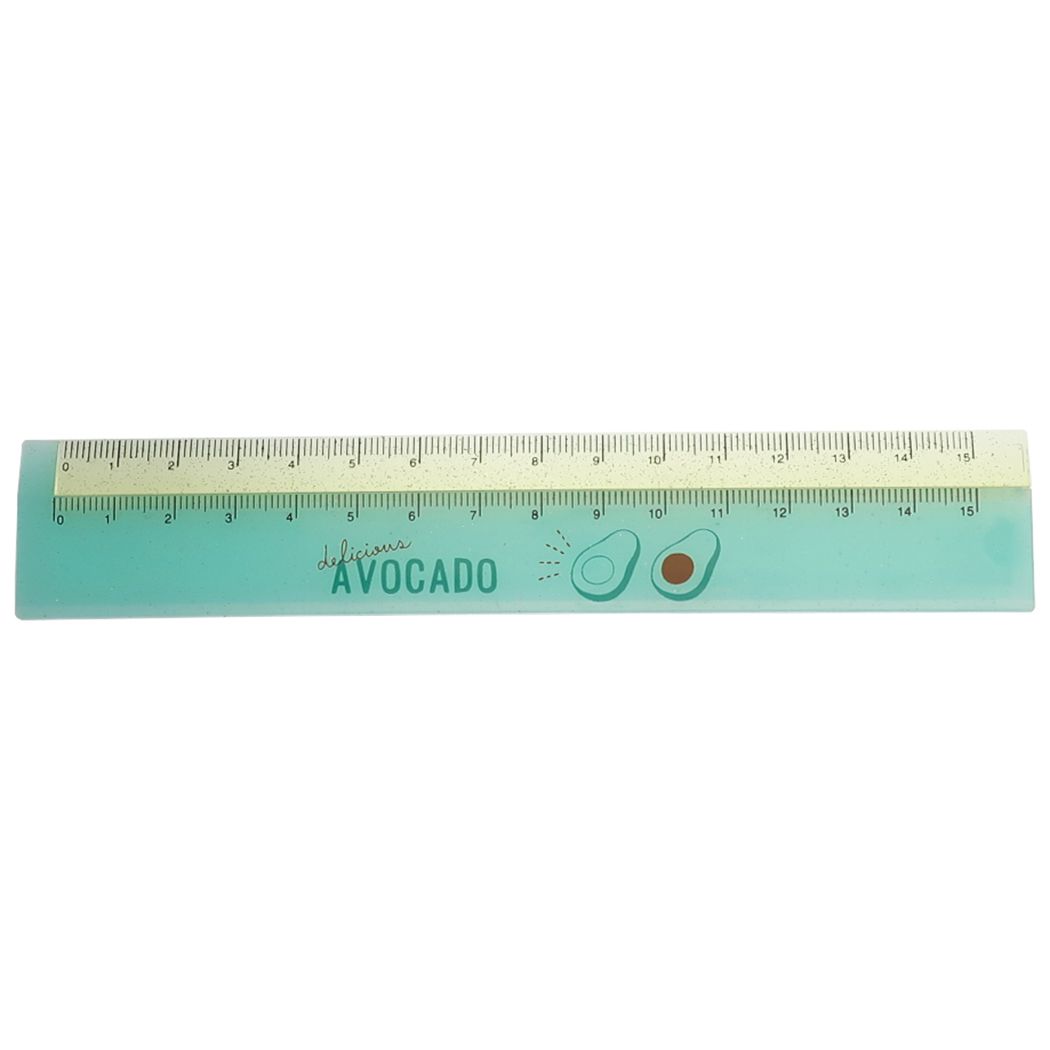 スライド 15cm 定規 かわいい ものさし DELICIOUS AVOCADO 2020AW グッズ プレゼント 男の子
