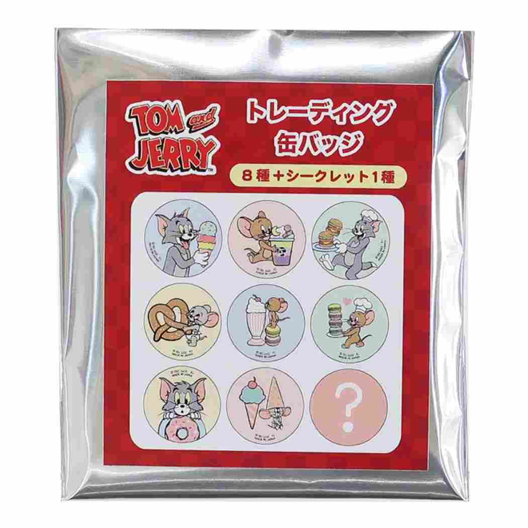 トムとジェリー キャラクター 缶バッジ トレーディング カンバッジ 全9種 ワーナーブラザース プレゼント 男の子 女の子 ギフト