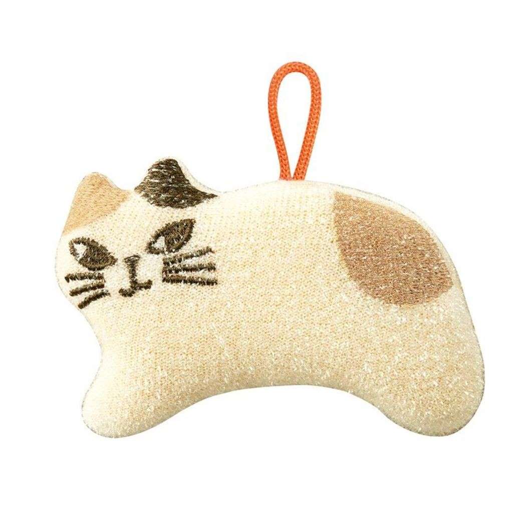 キッチンスポンジ キラキラおそうじスポンジ ミケ デコレ