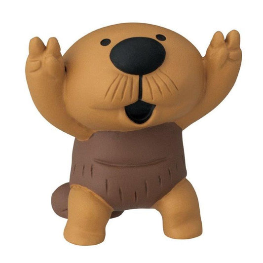 オブジェ アニマルグッズ HIGE RACCO ヒゲラッコ はいチーズ ヒゲラッコ デコレ