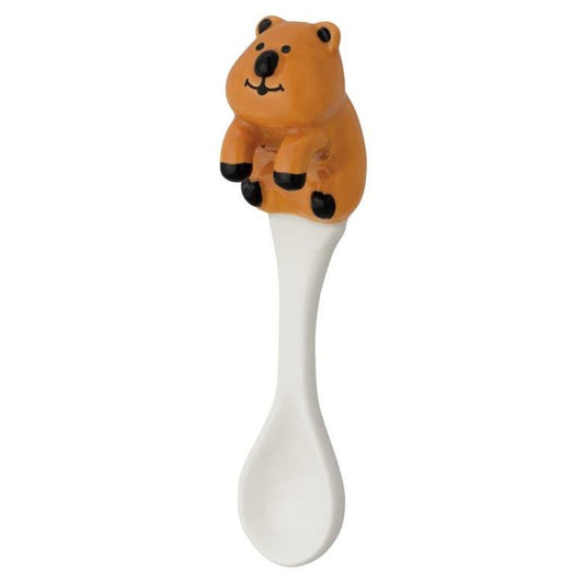 スプーン アニマルグッズ 陶器製 クオッカ デコレ