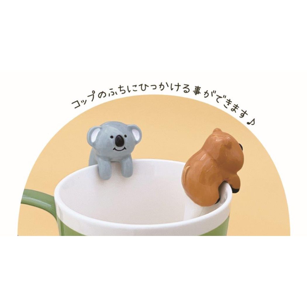 スプーン アニマルグッズ 陶器製 コアラ デコレ