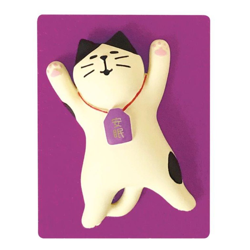 マスコット FUKUMONO concombre 安眠守マスコット 眠にゃん四郎 デコレ