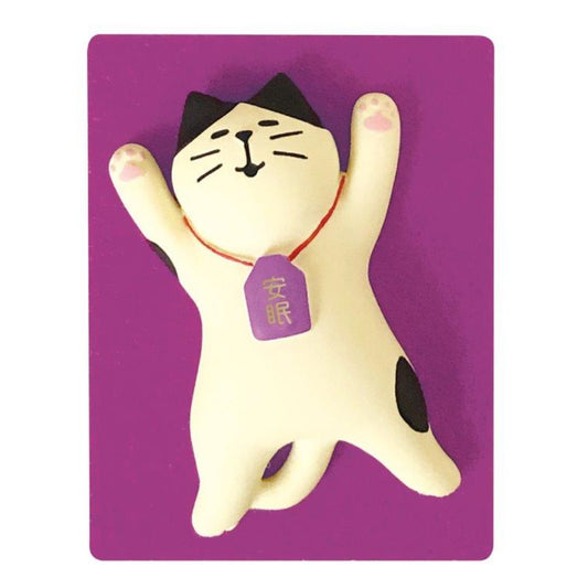 マスコット FUKUMONO concombre 安眠守マスコット 眠にゃん四郎 デコレ