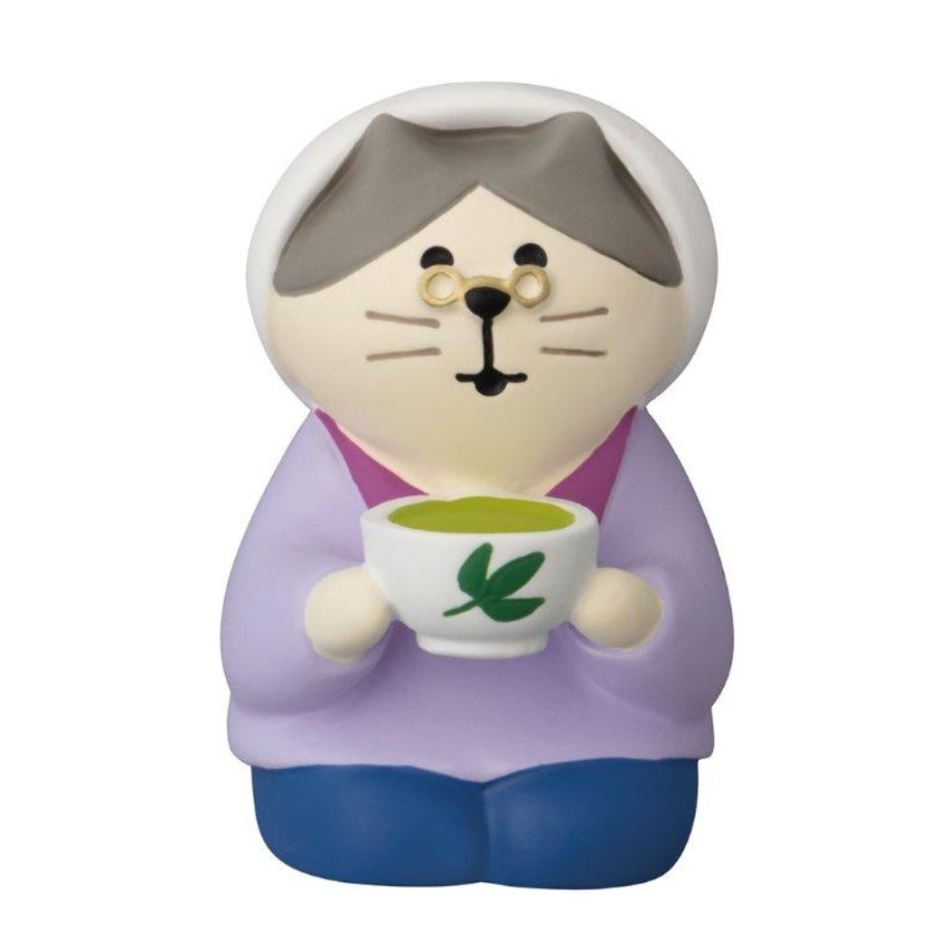 マスコット 新米祭り 農家のおばあちゃん猫 concombre インテリア かわいい