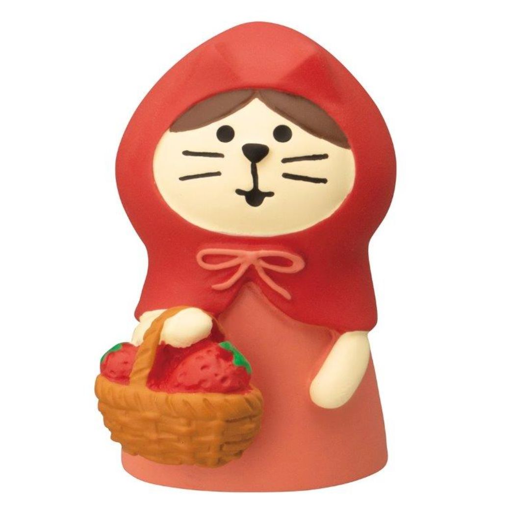 ねこずきん コンコンファーム とれたていちごカフェ マスコット デコレ いちごつみ concombre