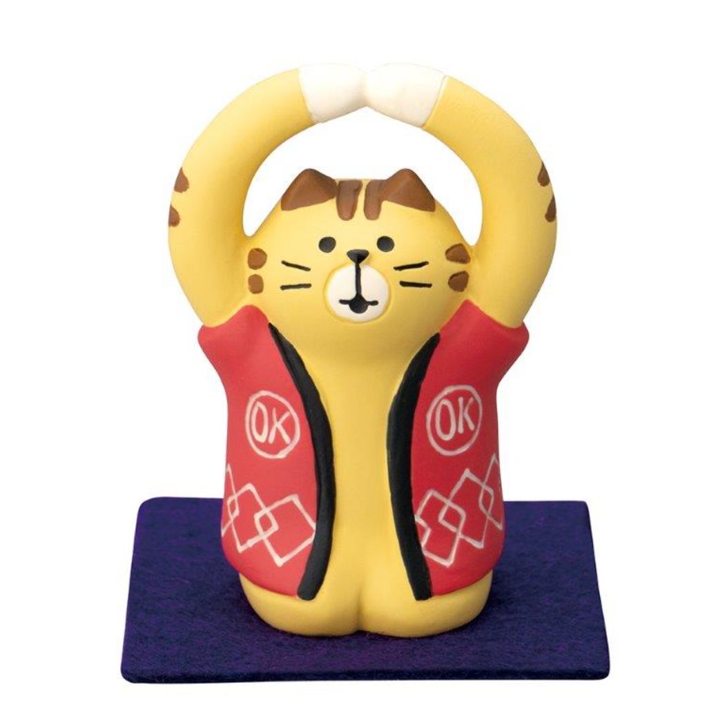 マスコット FUKUMONO concombre 万事OK猫 デコレ