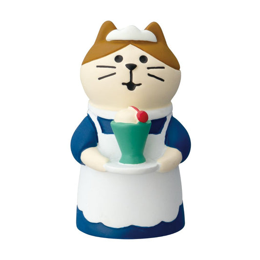 マスコット 純喫茶コンブル 裏庭ガーデンカフェ ウェイトレス猫 クリームソーダ