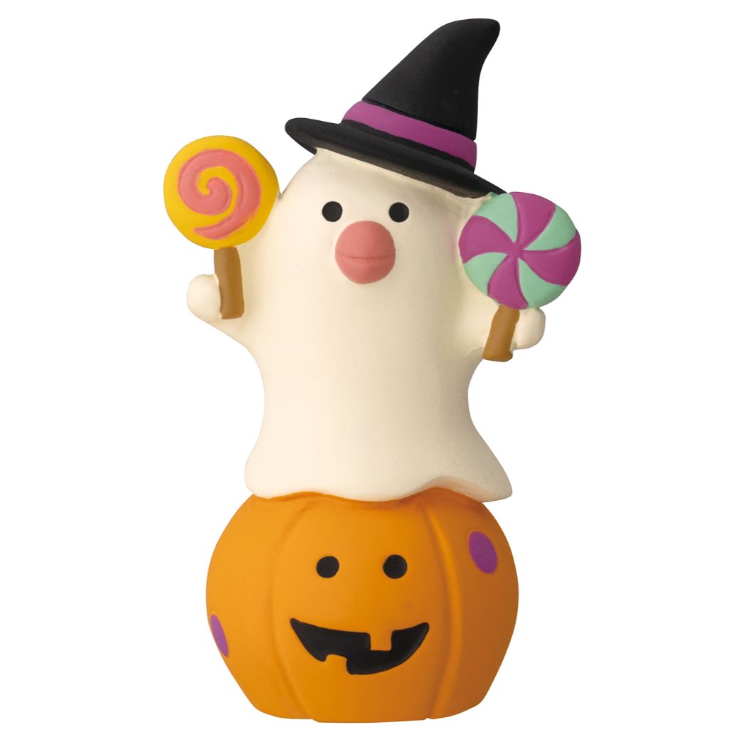 マスコット コンコン広場 ハロウィンフェス 玉乗りおばけ文鳥 concombre インテリア かわいい