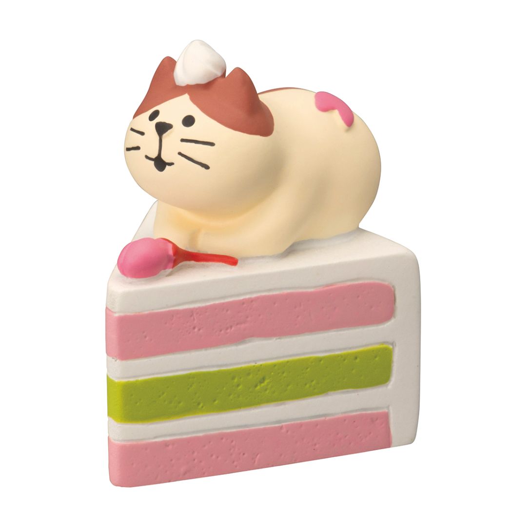 桜ケーキ猫 うれしめでたし桜咲く春の日 マスコット concombre デコレ