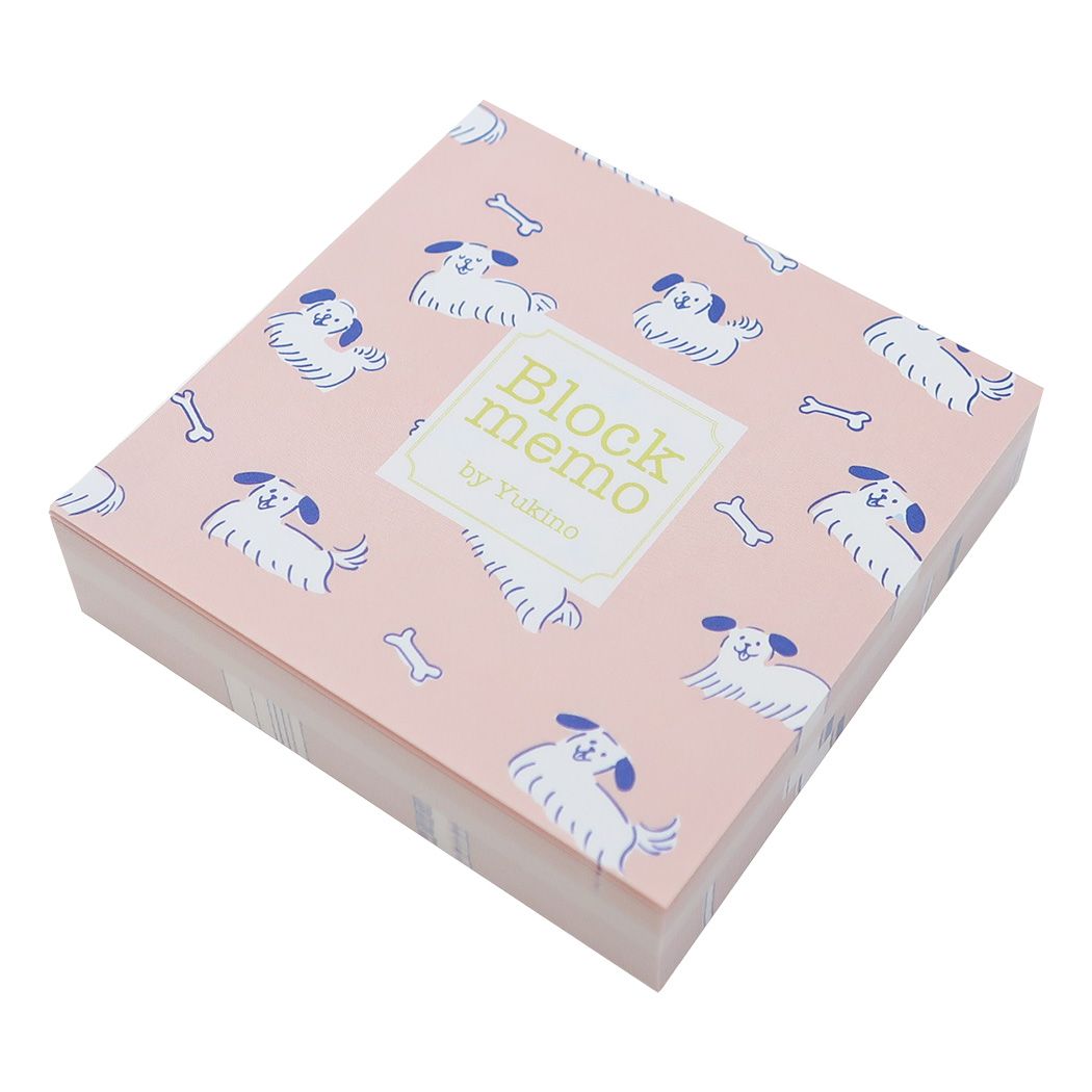 メモ帳 yukino ブロックメモ WANSAKA 事務用品 伝言メモ