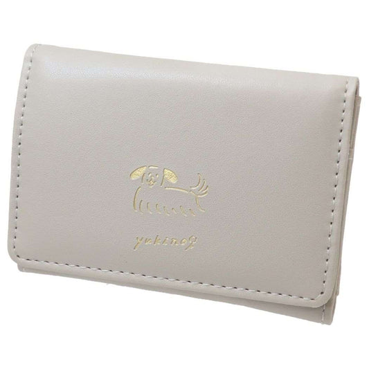 カードポーチ yukino カードケース いぬ BEIGE 名刺入れ