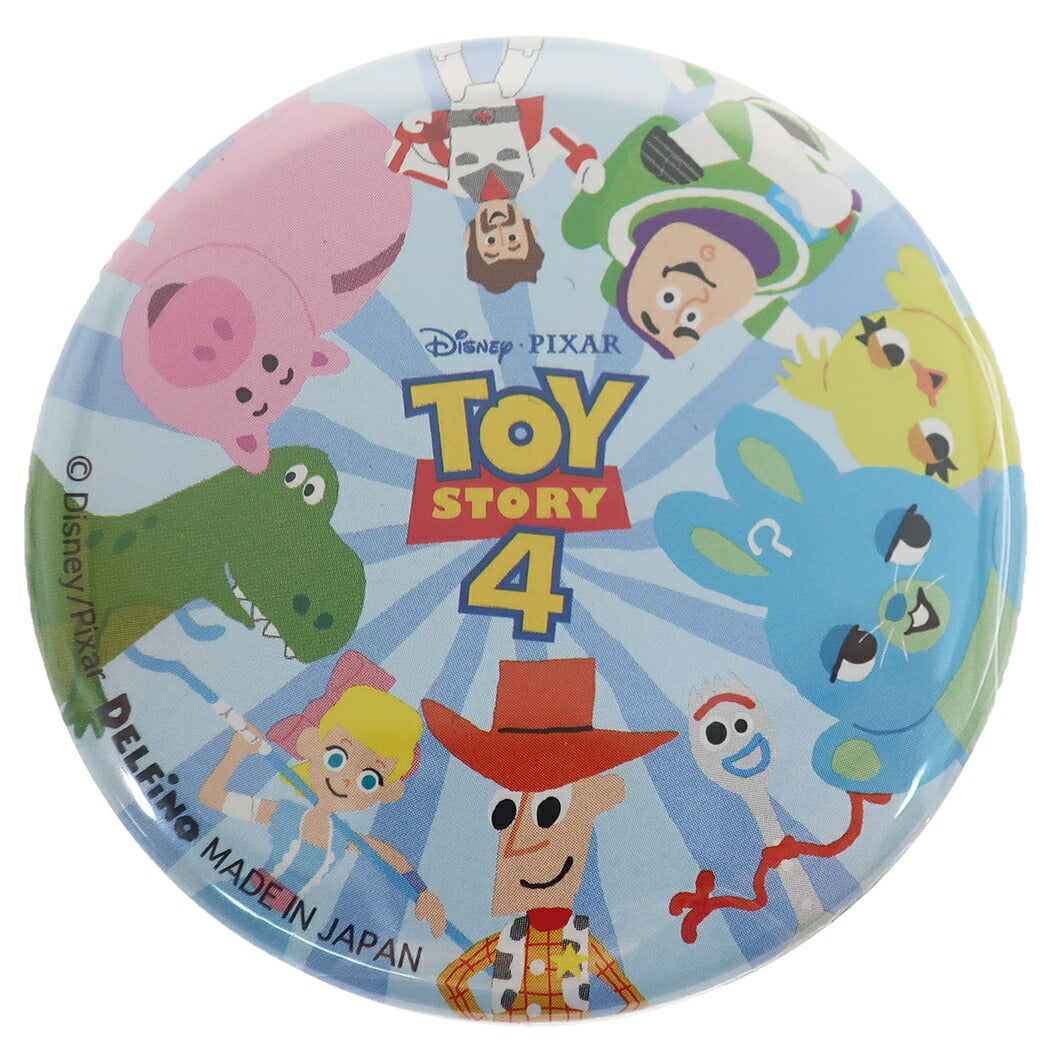 缶バッジ ビッグ カンバッジ トイストーリー 4 ブルー デルフィーノ ディズニー 直径5.5cm プレゼント 男の子 女の