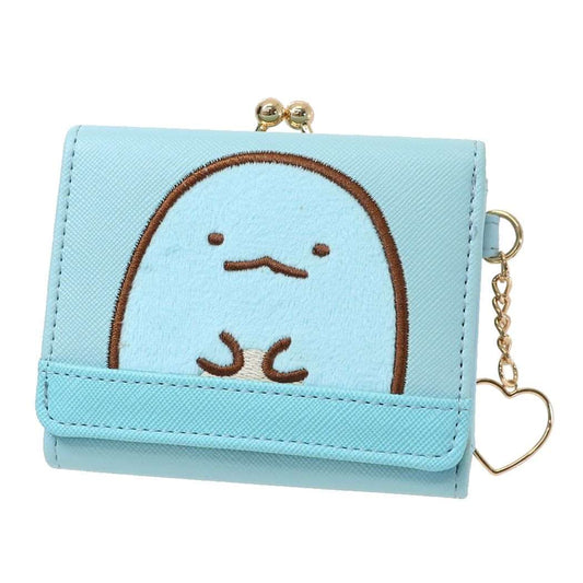 すみっコぐらし グッズ ミニウォレット サンエックス キャラクター 口金ミニ財布 三つ折りコンパクト財布