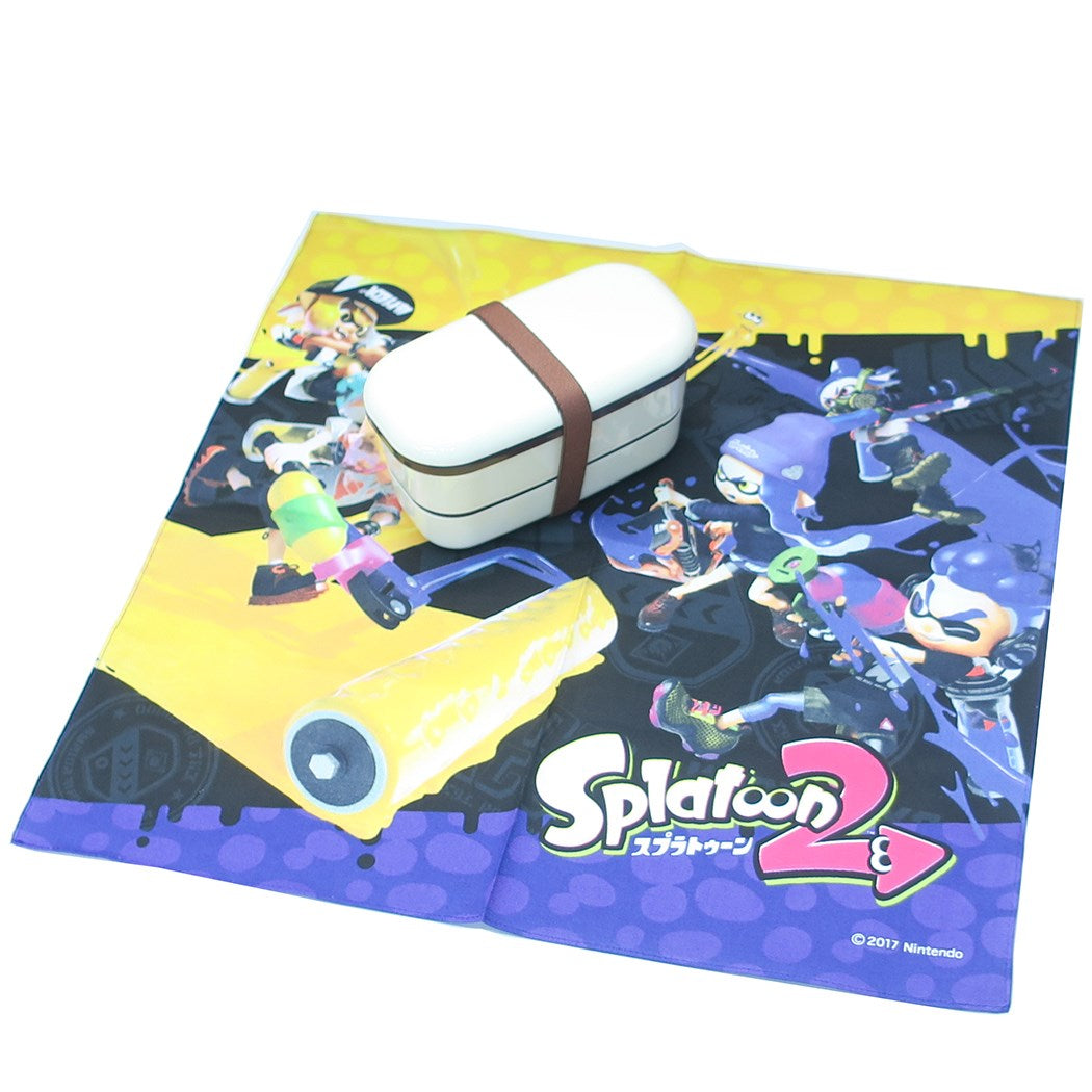 スプラトゥーン 2 コットンナフキン ランチクロス イエローvsパープル グッズ 学童用品 プレゼント 男の子 女の子 ギフト