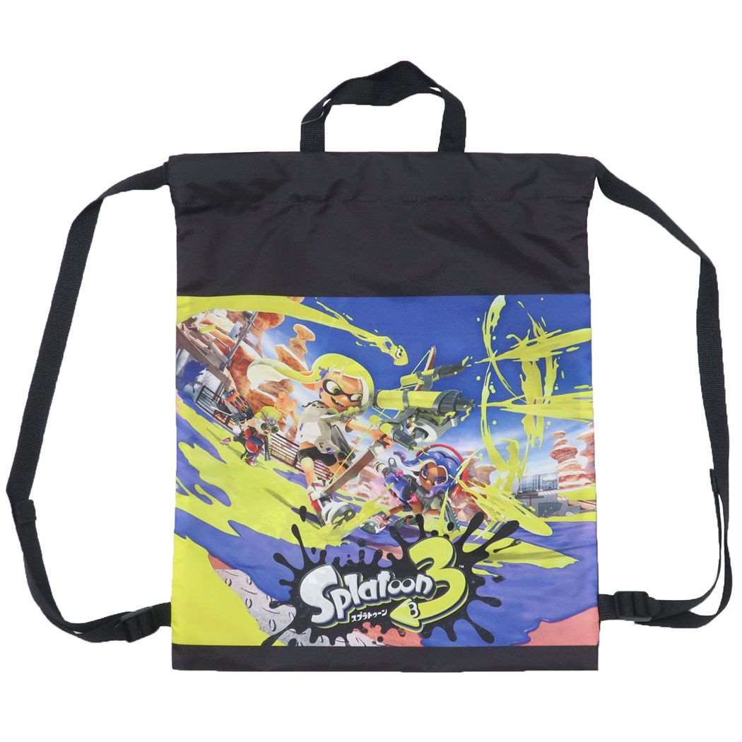 スプラトゥーン3 グッズ ナップサック キャラクター 新入学