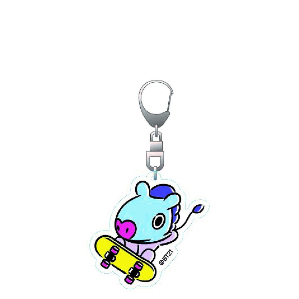 BT21 アクリル キーチェーン MANG グッズ キーホルダー キャラクター LINE エンスカイ K-POP アーティスト プレゼント