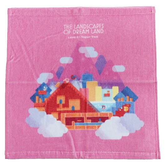 星のカービィ ハンドタオル ウォッシュタオル Lv5 ヨーグルトヤード nintendo エンスカイ 汗拭きハンカチ プレゼント