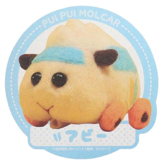 PUIPUIモルカー キャラクター トラベル ステッカー ビッグ シール アビー プレゼント 男の子 女の子 ギフト