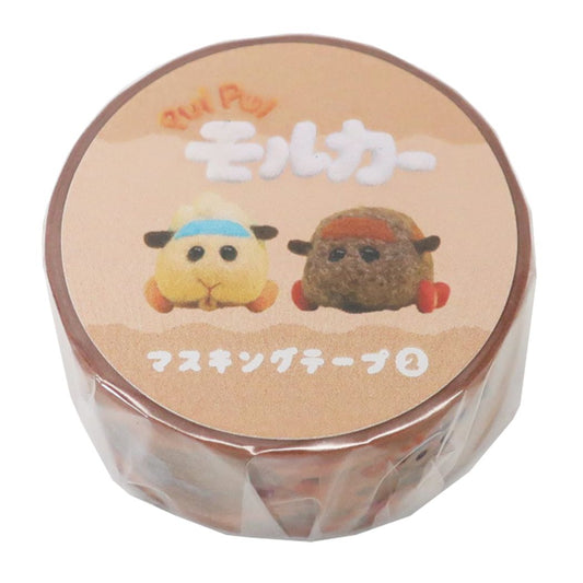 マスキングテープ キャラクター 17mm マステ PUIPUIモルカー アビー＆テディ プレゼント 男の子 女の子 ギフト