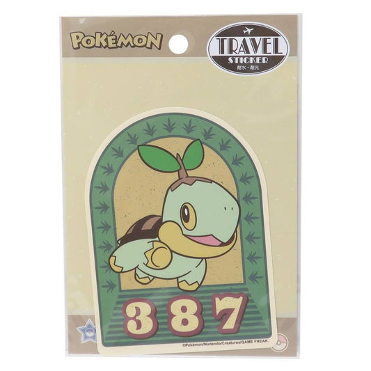 ポケットモンスター キャラクター トラベル ステッカー ビッグ シール ナエトル ポケモン プレゼント 男の子 女の子 ギフト
