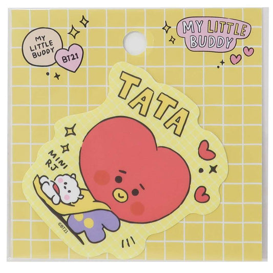 BT21 LINE FRIENDS キャラクター ダイカット ステッカー ミニ ビッグ シール TATA エンスカイ プレゼント 男の