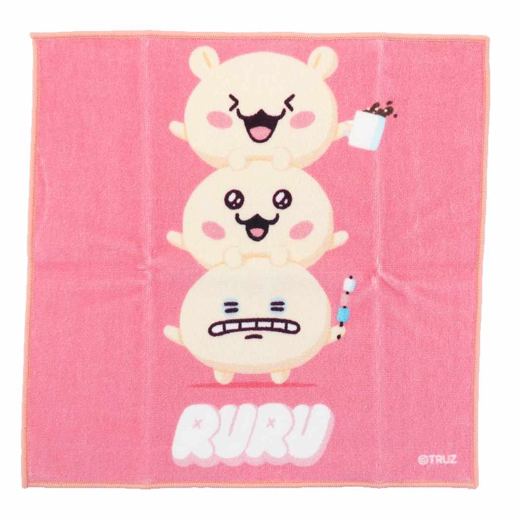 TRUZ LINE FRIENDS キャラクター ミニタオル ハンカチタオル RURU プレゼント 男の子 女の子 ギフト
