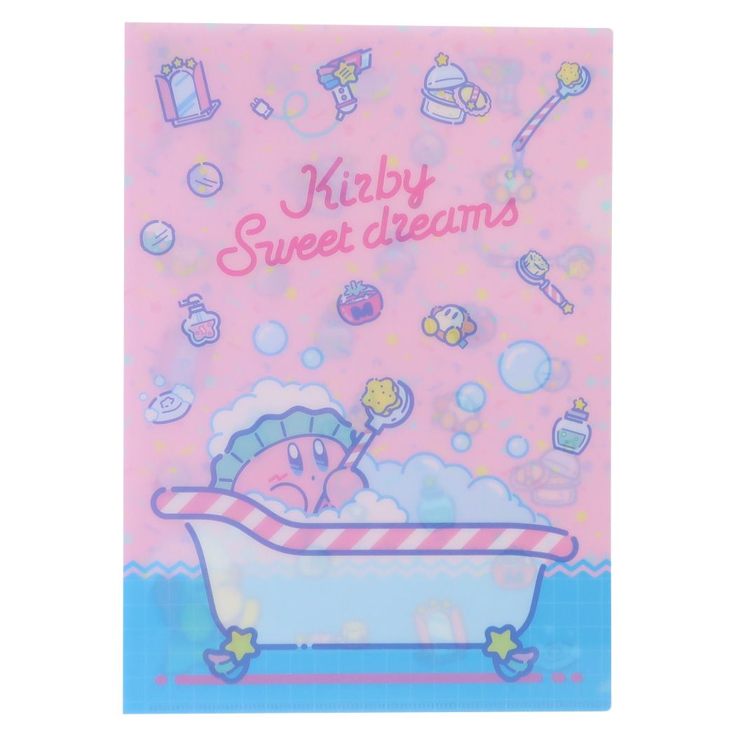 星のカービィ キャラクター クリアフォルダー A4クリアファイル シングル カービィ スイートドリームス